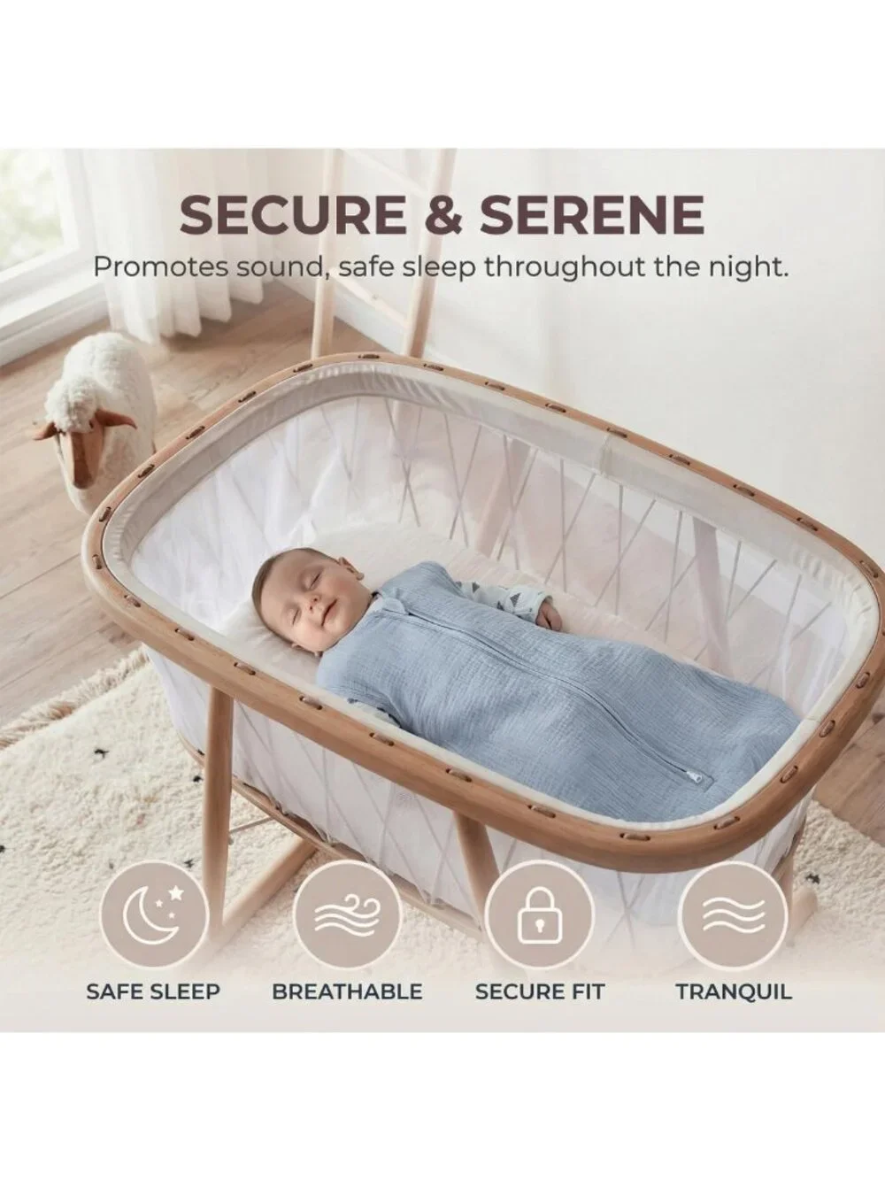 2-Pack Organic Cotton Baby Sleep Sacks 18-24 Months, 2-Way Zipper Wearable